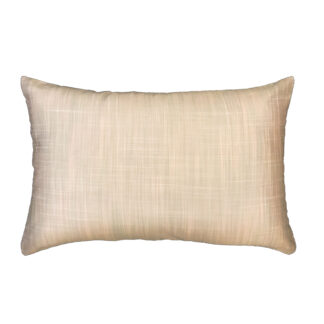 Beige Silk Lumber Cushion